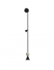 Nowoczesny Kinkiet Bingo 5W Czarny + Trawertyn Maxlight W00447 Dekoracyjny 